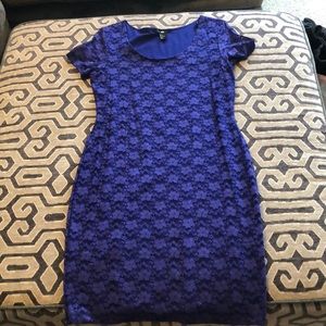 Blue lace dress!